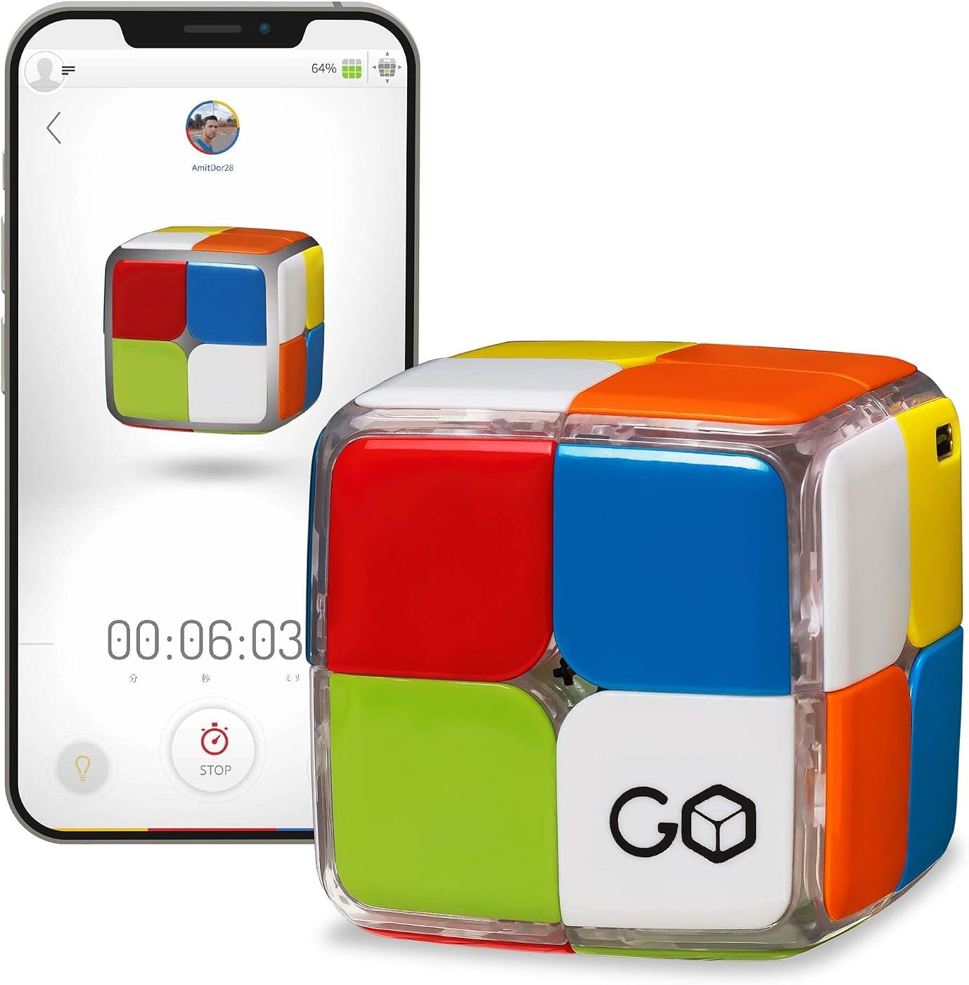 GoCube 2x2 Connected Cube