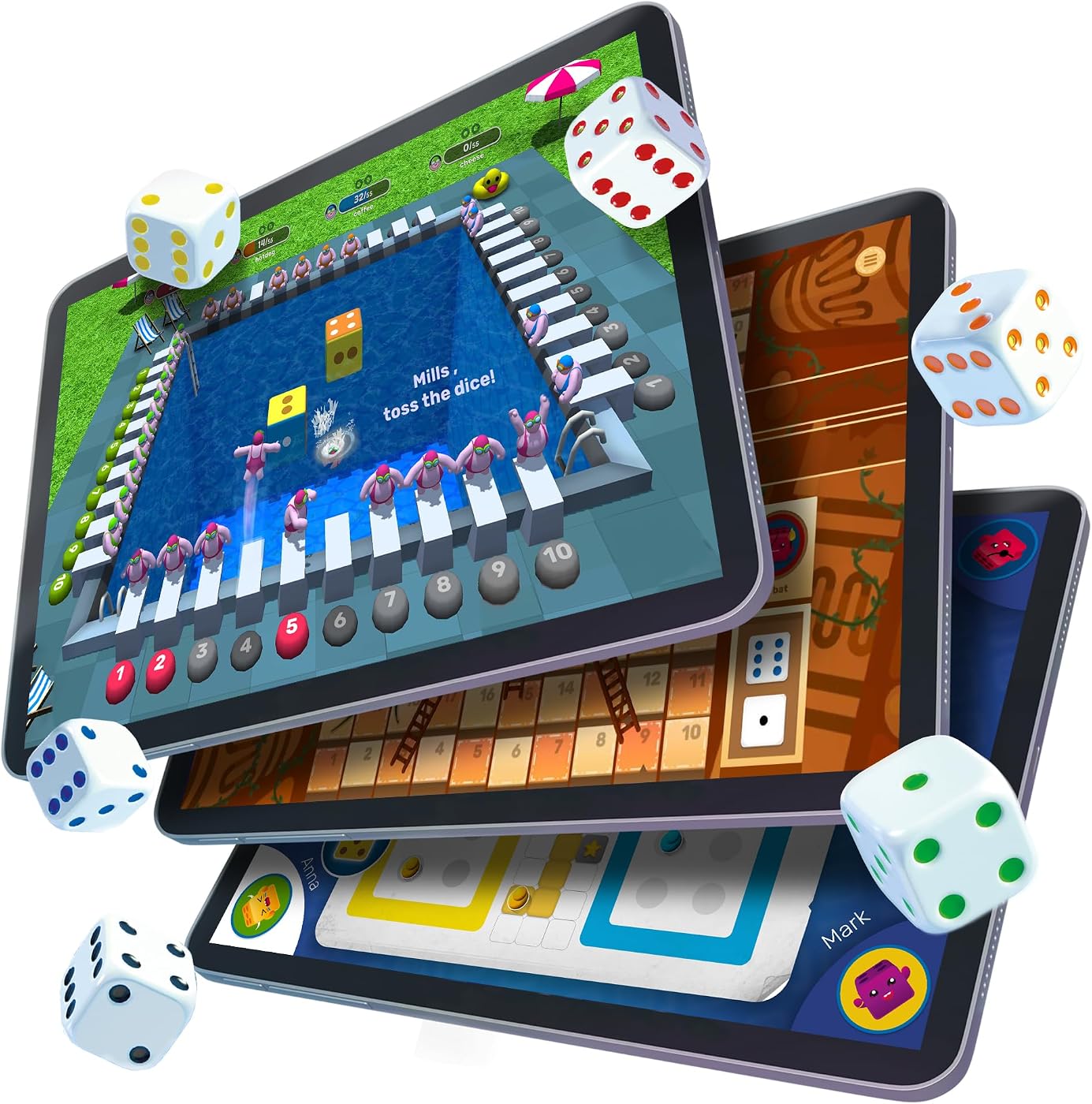 GoDice Full Pack — 6 Smart Dice