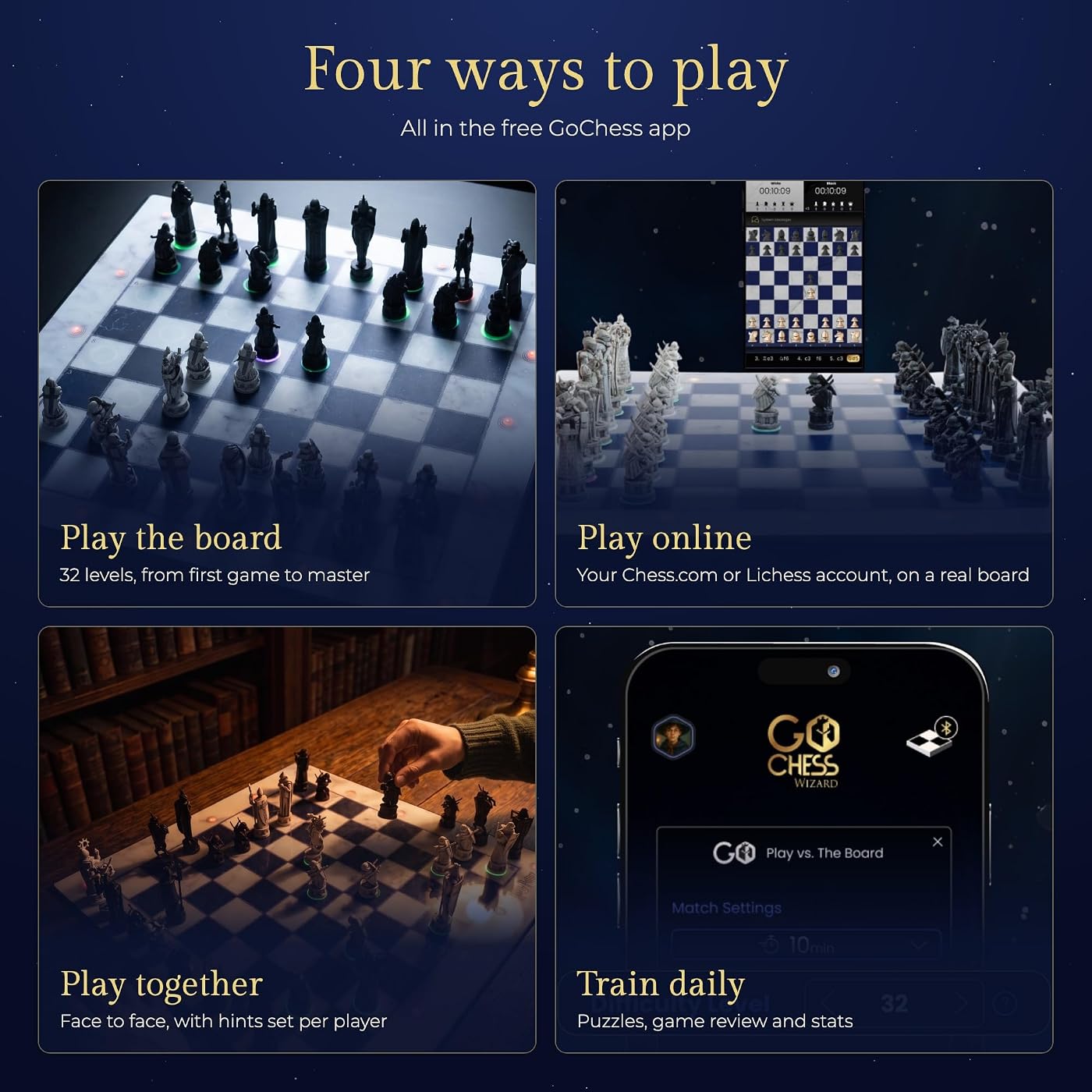 Harry Potter Pro Smart Chess Board, view 4