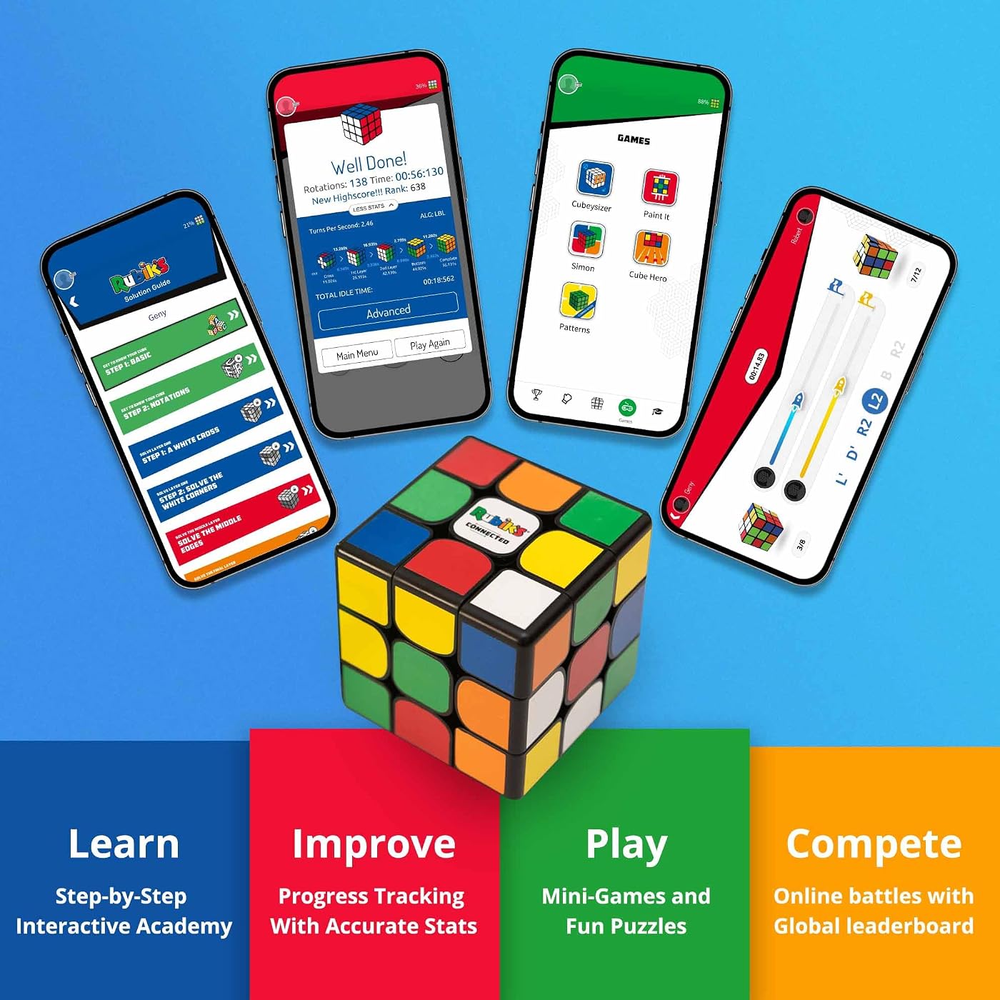 Rubik’s Connected 3x3 Smart Cube, view 2