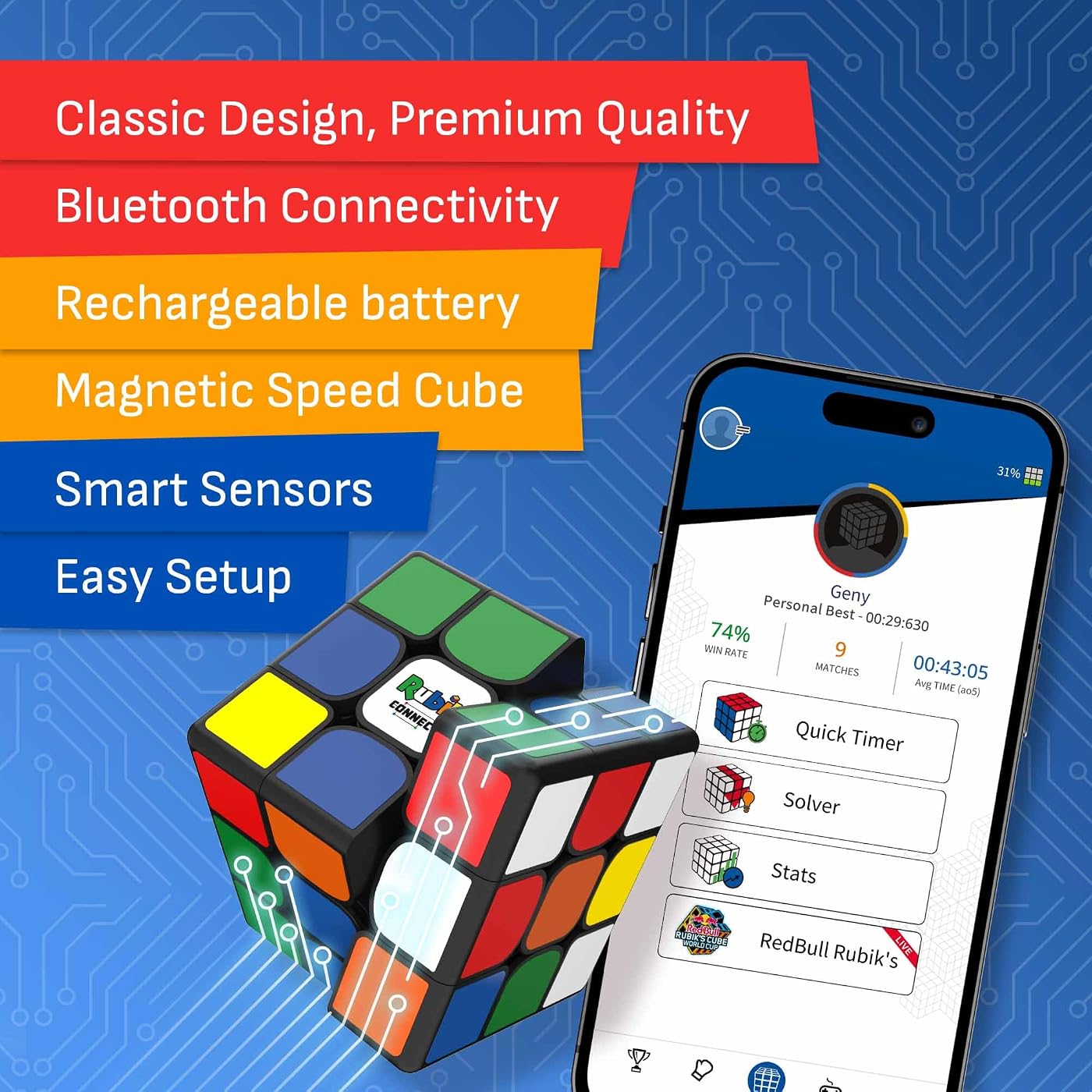 Rubik’s Connected 3x3 Smart Cube, view 4